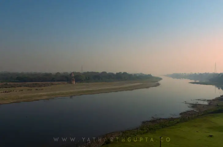 Yamuna River Agra Taj Mahal
